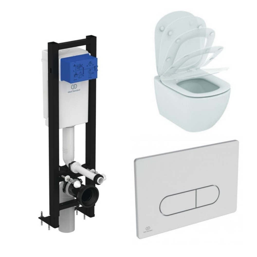 Ideal Standard - Ideal Standard - Kit fixations pour cuvette WC suspendu  TESI/CONNECT/ AIR - Broyeur WC - Rue du Commerce