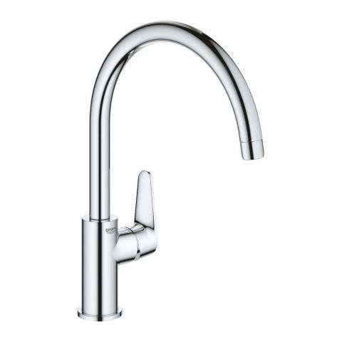 Robinet de cuisne bec haut GROHE Quickfix Start Curve chromé