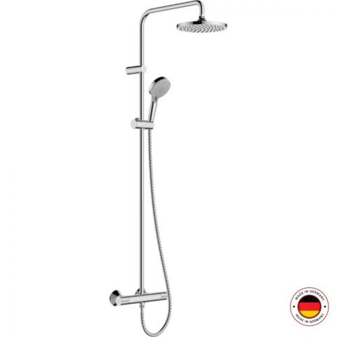 Colonne de douche thermostatique HANSGROHE Vernis Blend 2 jets, chromé