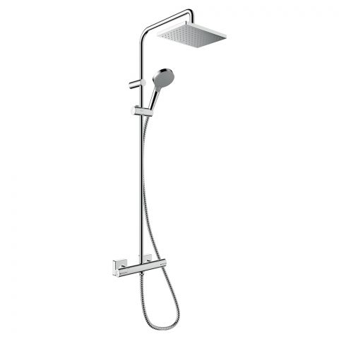 Colonne de douche thermostatique HANSGROHE Vernis Shape 230 EcoSmart chromé