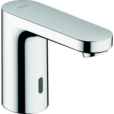 HANSGROHE Mitigeur de lavabo électronique Vernis Blend avec pré-réglage de la température ou en eau froide sur batterie chromé