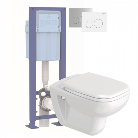 Pack WC suspendu sans bride DURAVIT D-code