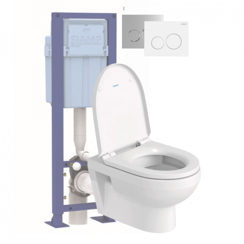 Pack WC suspendu sans bride DURAVIT Duravit No.1