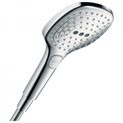 Pommeau de douche HANSGROHE Raindance Select E EcoSmart 120 3 jets chromé