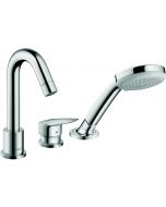 Mitigeur baignoire 3 trous HANSGROHE Logis chromé