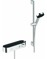 Combi douche HANSGROHE Pulsify Select 105 3 jets Relaxation avec barre 65 cm ShowerTablet Select 400 chromé