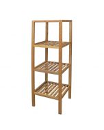 lotus etagère salle de bain avec 4 niveaux 37x33cm bois Banydea (MOBILIER)