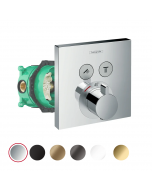 Façade pour mitigeur thermostatique encastré HANSGROHE ShowerSelect avec 2 fonctions