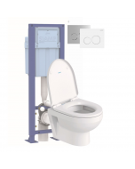 Pack WC suspendu compact sans bride DURAVIT Duravit No.1