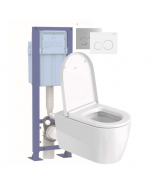 Pack WC suspendu sans bride DURAVIT Me by Starck