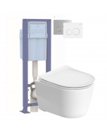 Pack WC suspendu sans bride DURAVIT Soleil by Starck