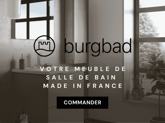 Bannière BURGBAD meubles de salle de bain